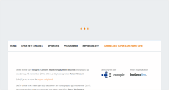 Desktop Screenshot of congreswebredactie.nl