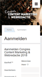 Mobile Screenshot of aanmelden.congreswebredactie.nl